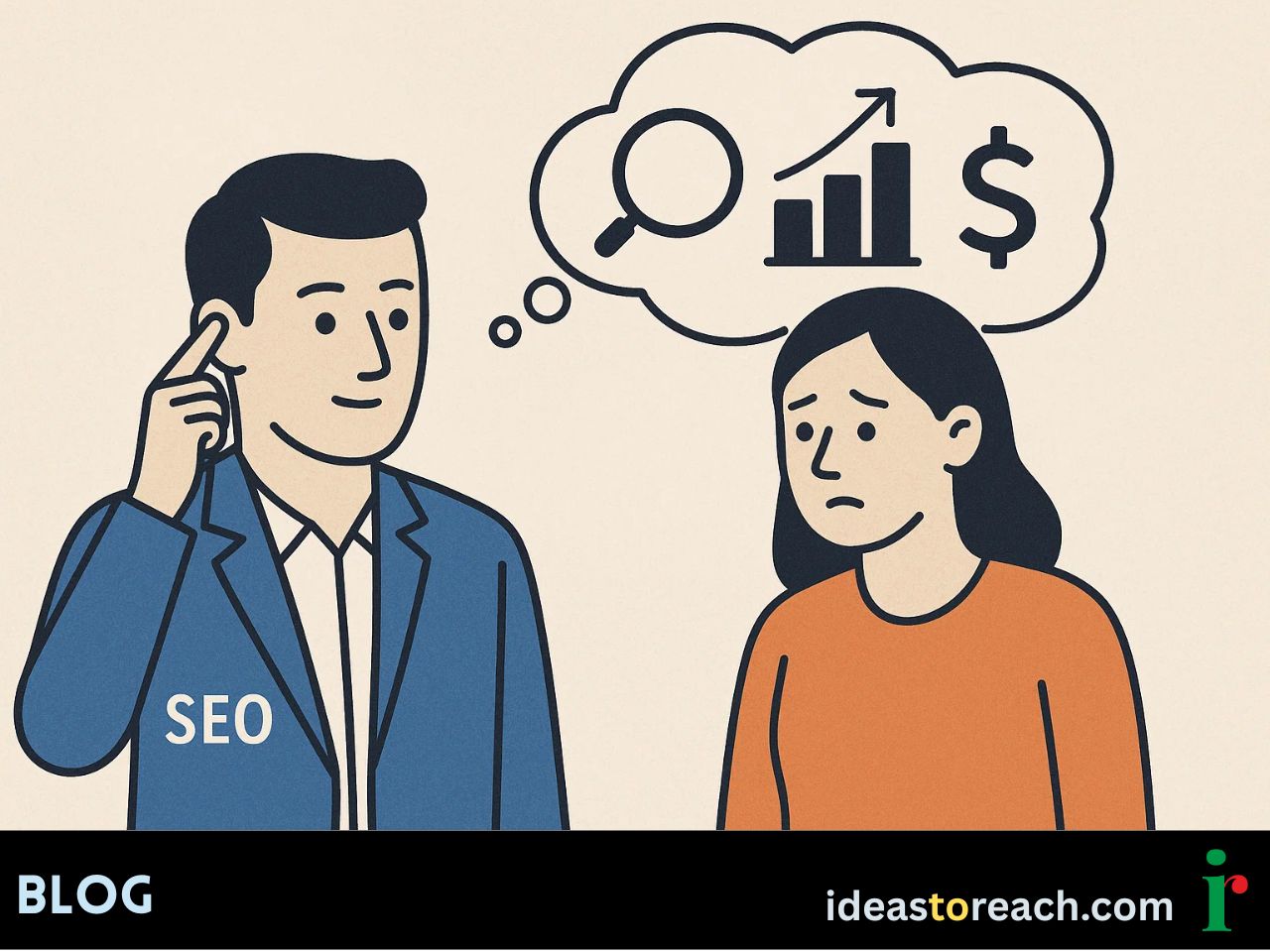 SEO strategy pyramid chart showing layers from ranking elevation to keyword intent, user intent, and data analysis.